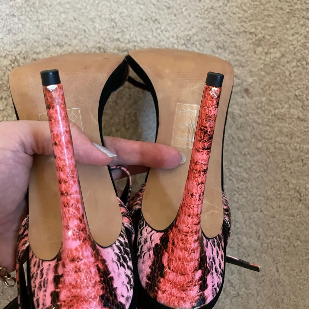 Asos snake print tassel hills - Image 4