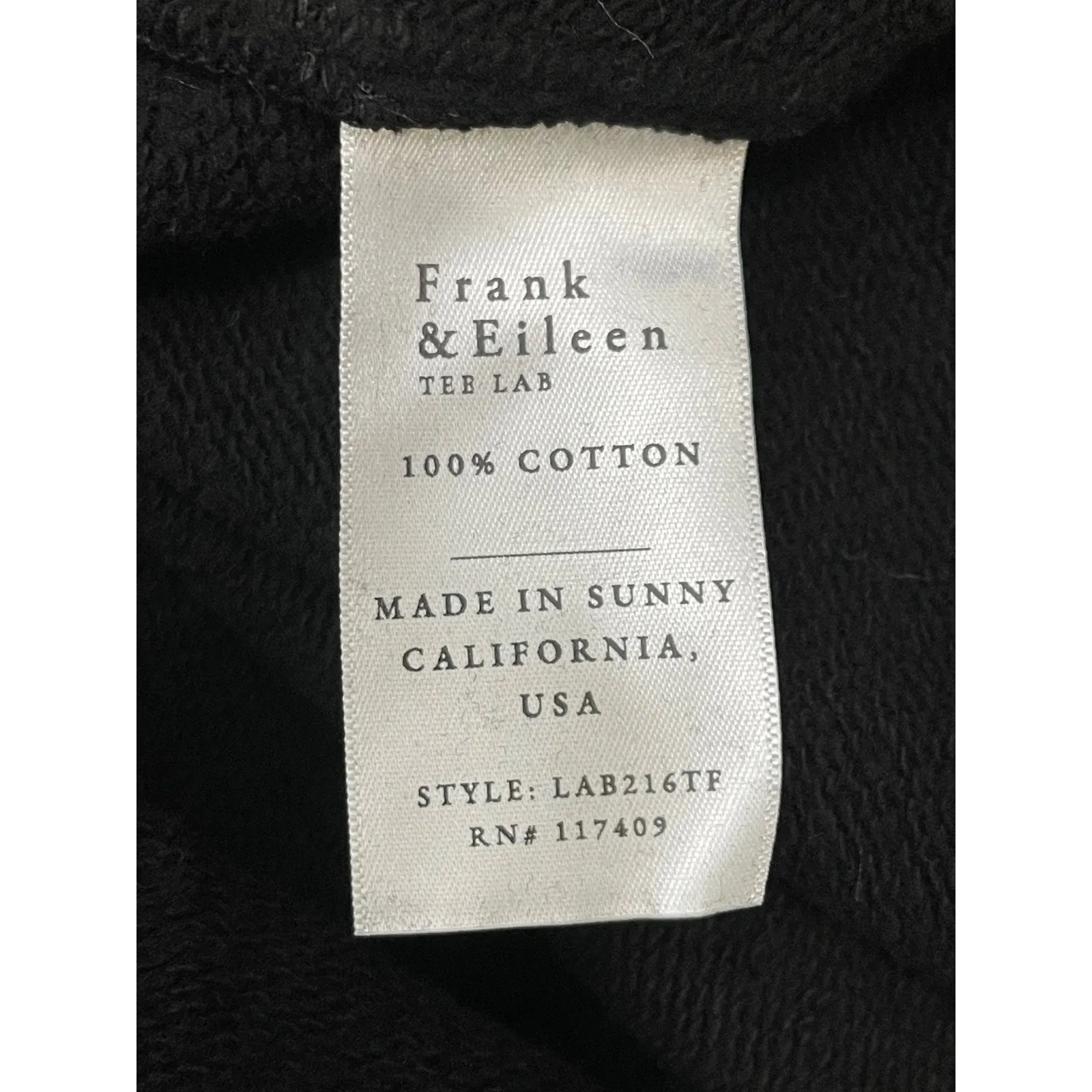 FRANK & EILEEN Olive Original Capelet One Size OS Black NEW Lounge Casual - Image 10