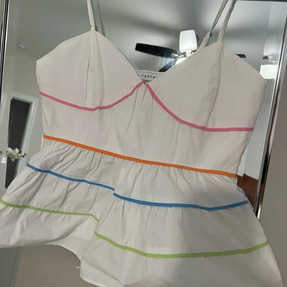 ENGLISH FACTORY Sleeveless
Multicolored Tier Tank - Image 2