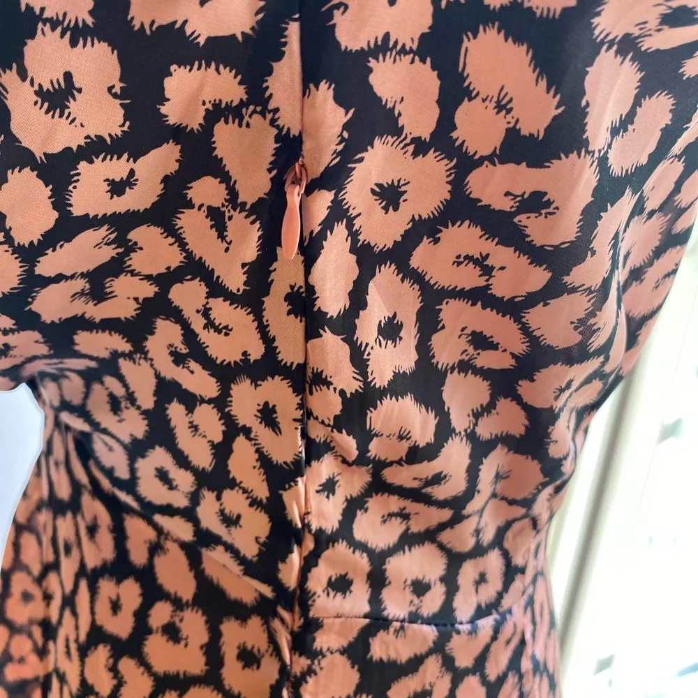 CLUB L LONDON ANIMAL PRINT DRESS Pink Size 6 - Image 4