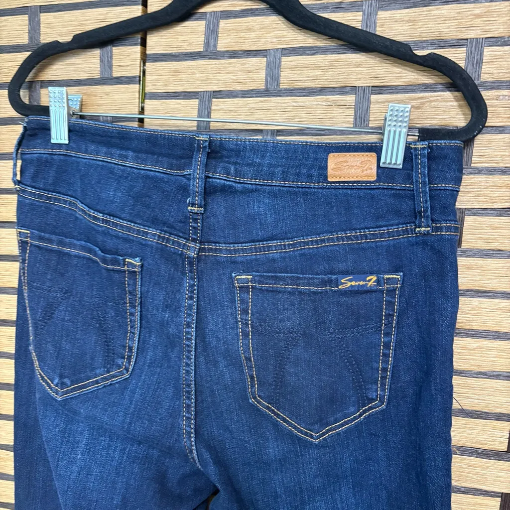 Seven7 Tower Straight‎ Denim Crops Size 4 - Image 5