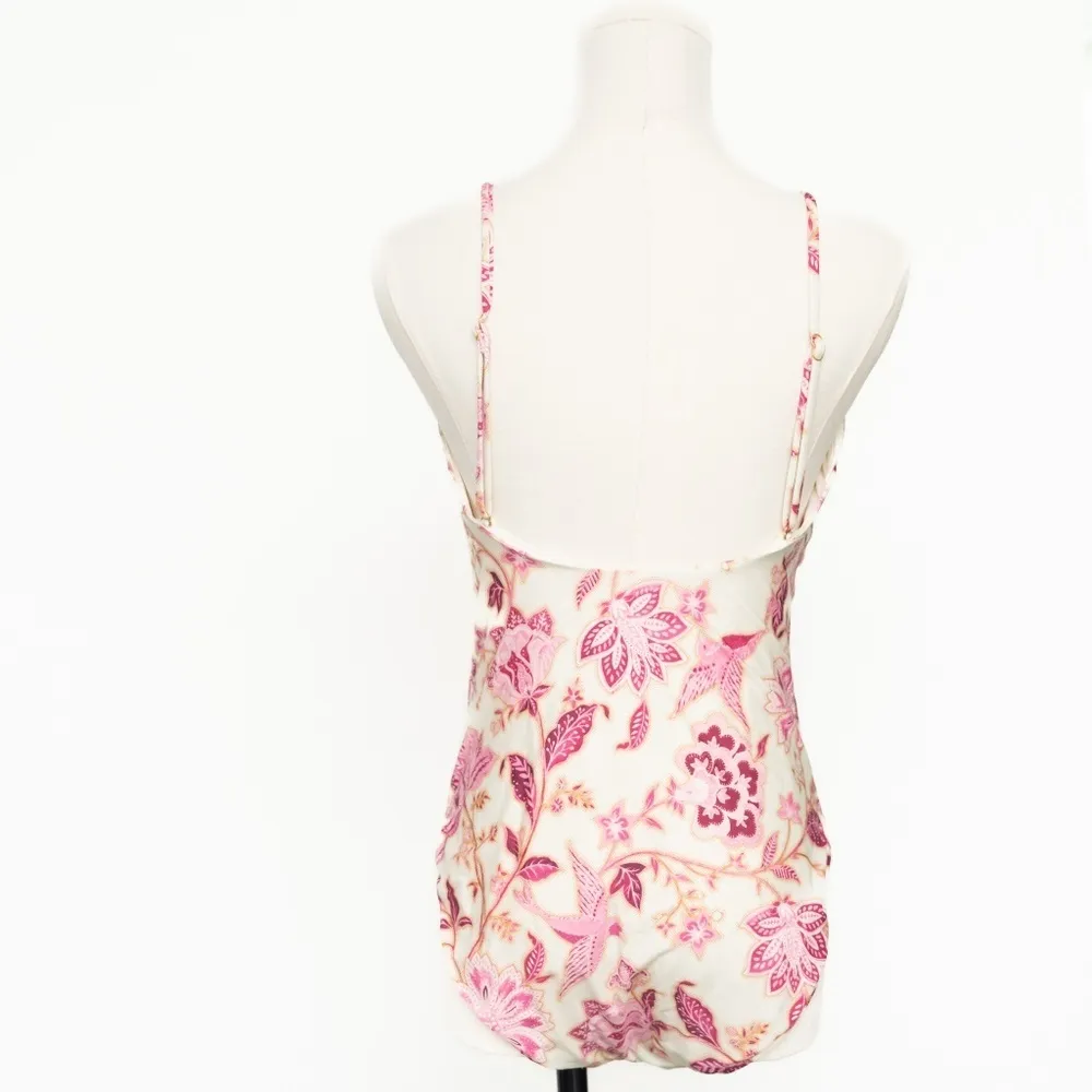 Seafolly Floral Drawstring Keyhole One Piece Swimsuit - Image 8