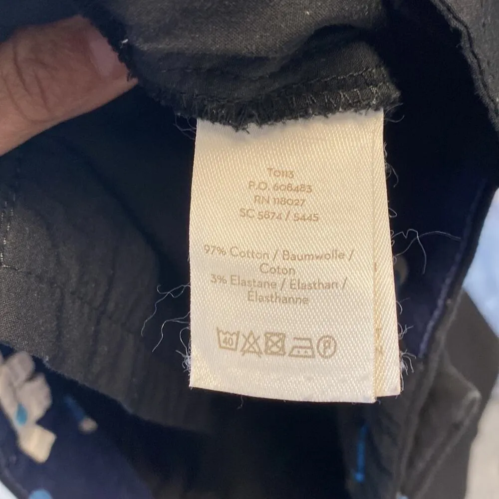 Boden black split ankle high waisted straight leg Office casual everyday sz 6 - Image 8