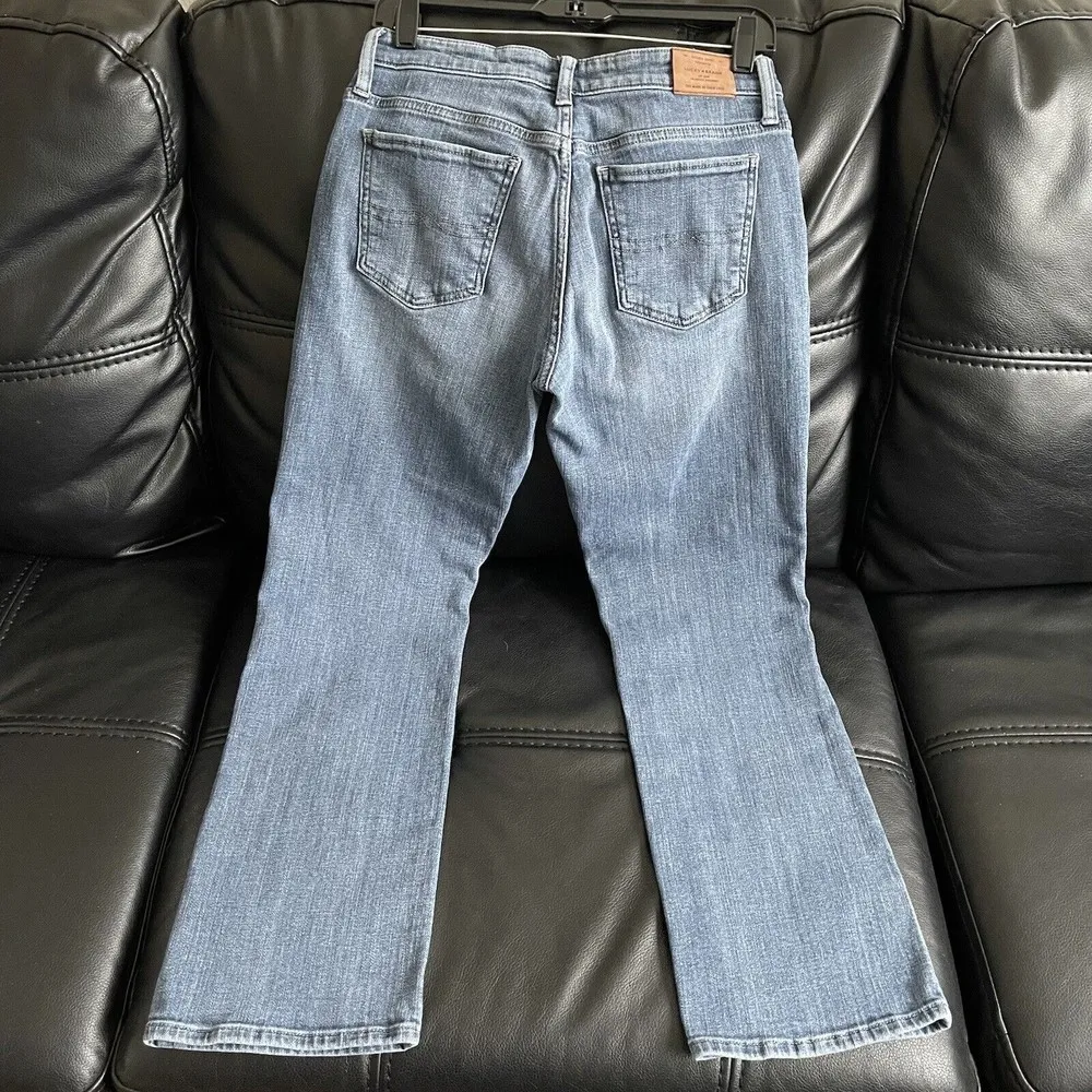 Lucky Brand Easy Rider Jeans Women's Size 6/28 Ankle mid-rise stretch Denim - Image 4
