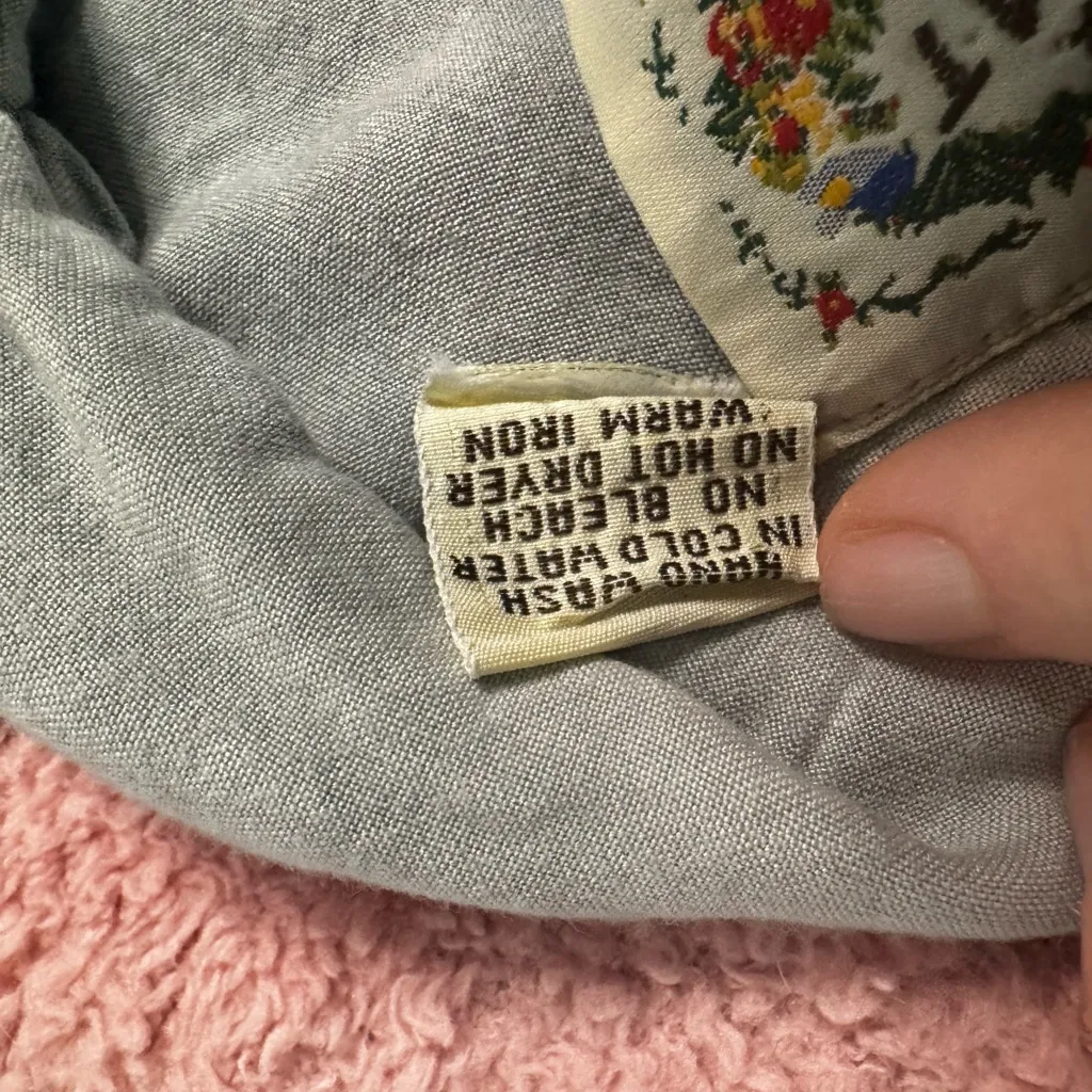 24 Karat Women’s Blouse Grey Vintage 90s Y2K Sleeveless Embellished Size S EUC Gray - Image 10