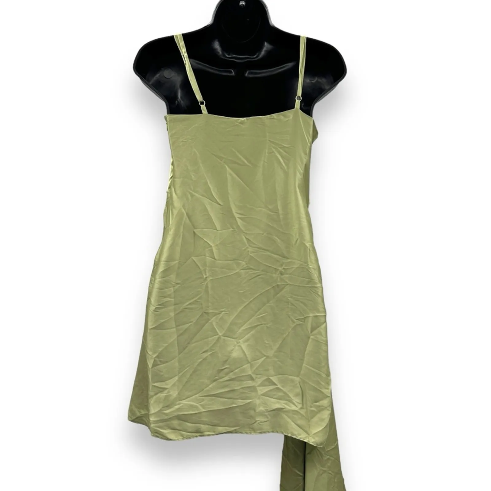 RTR Baobab Selma Grape Green Sleeveless Sarong‎ Wrap Midi Dress Sz XS - Image 8