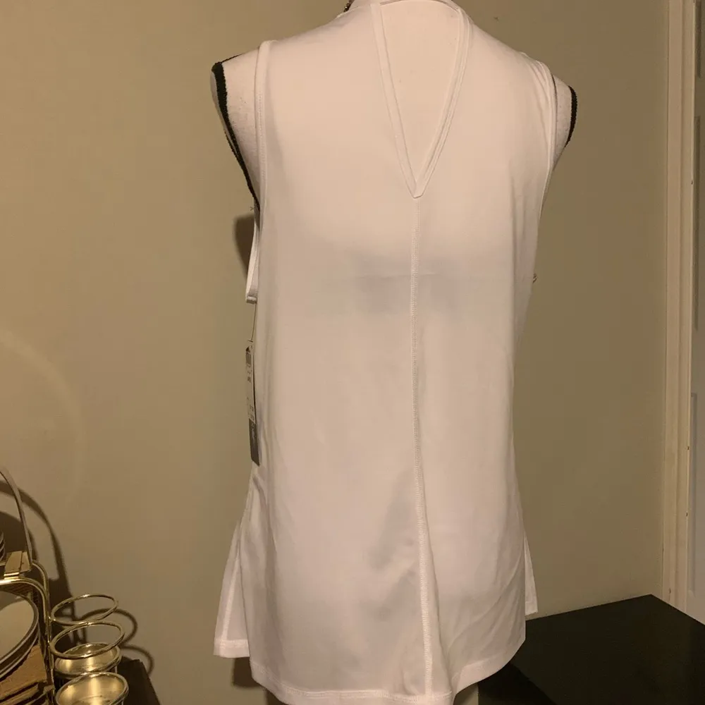 Ideology Bright White Athletic Tank Top - Image 6