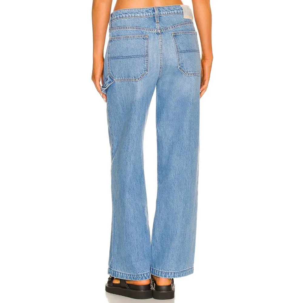 Mother Snacks! The Fun Dip Utility Puddle Wide Leg Jeans in Nothing Else Like It Size 28 - Image 2