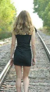 Black And Grey Tight Dress Size XS - Image 2