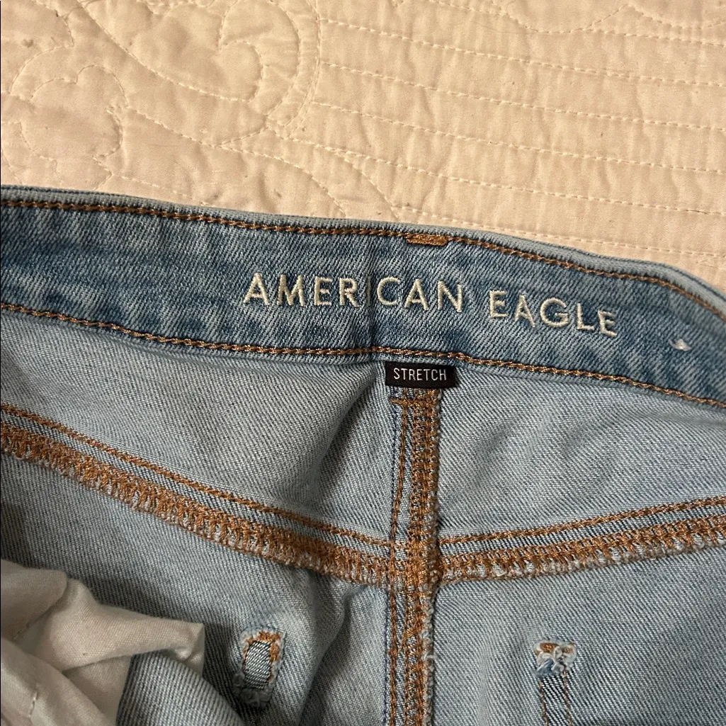 American Eagle Outfitters Blue Jean Shorts - Image 3