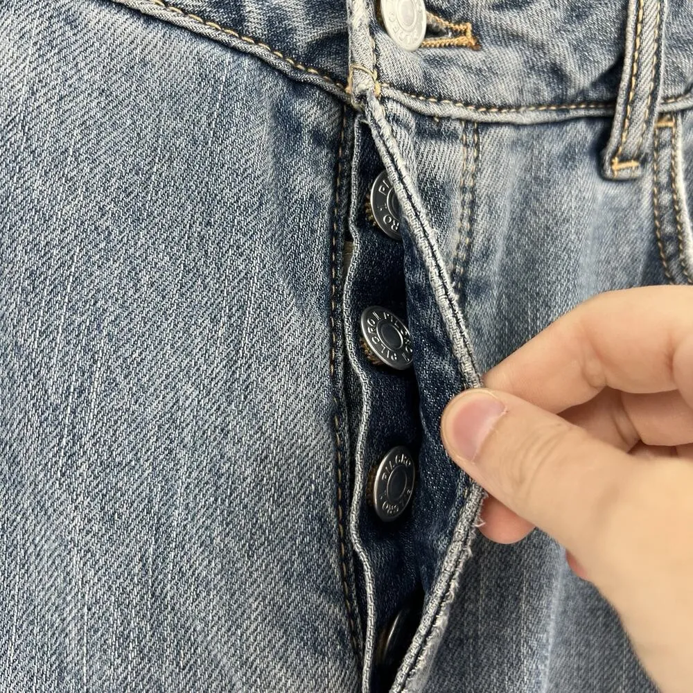 Pilcro Anthropologie Jeans Bootcut High Rise Trouser Light Wash Women’s Size‎ 28 - Image 5