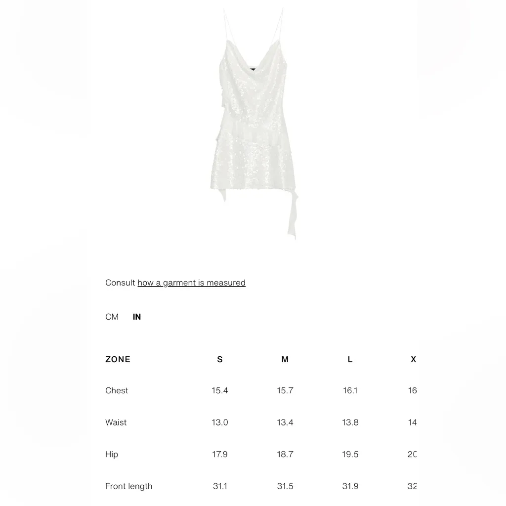 Zara Sequin Ruffle Mini Dress - Image 8