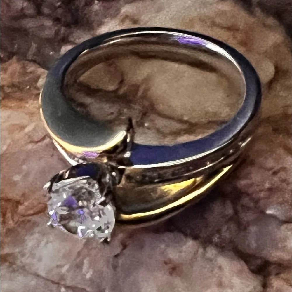 14K Gold 1.70ct Diamond & Sapphire? Ring - Image 14