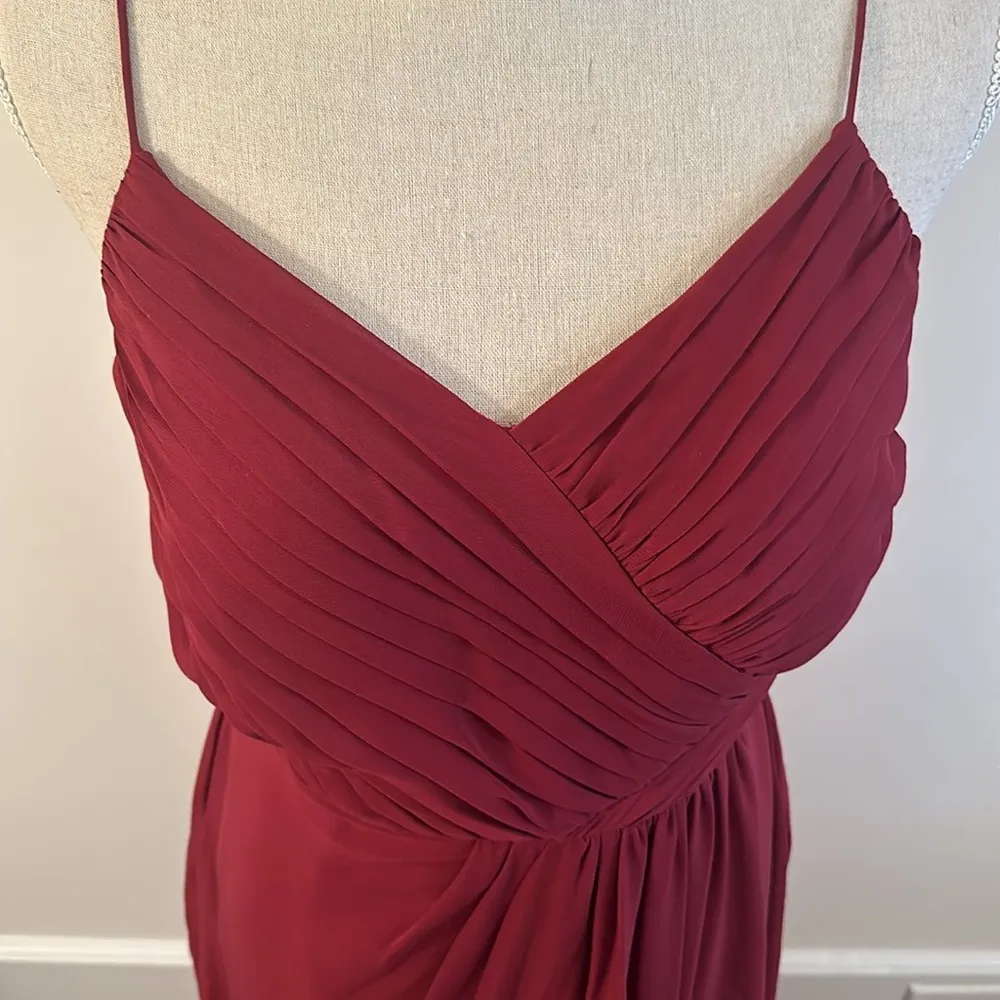 Dove & Dahlia Camille Weddington Way Dress Size 8 Red - Image 6