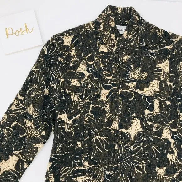 🛍Chico's Floral Embroidered Tailored Jacket 0 EUC - Image 2