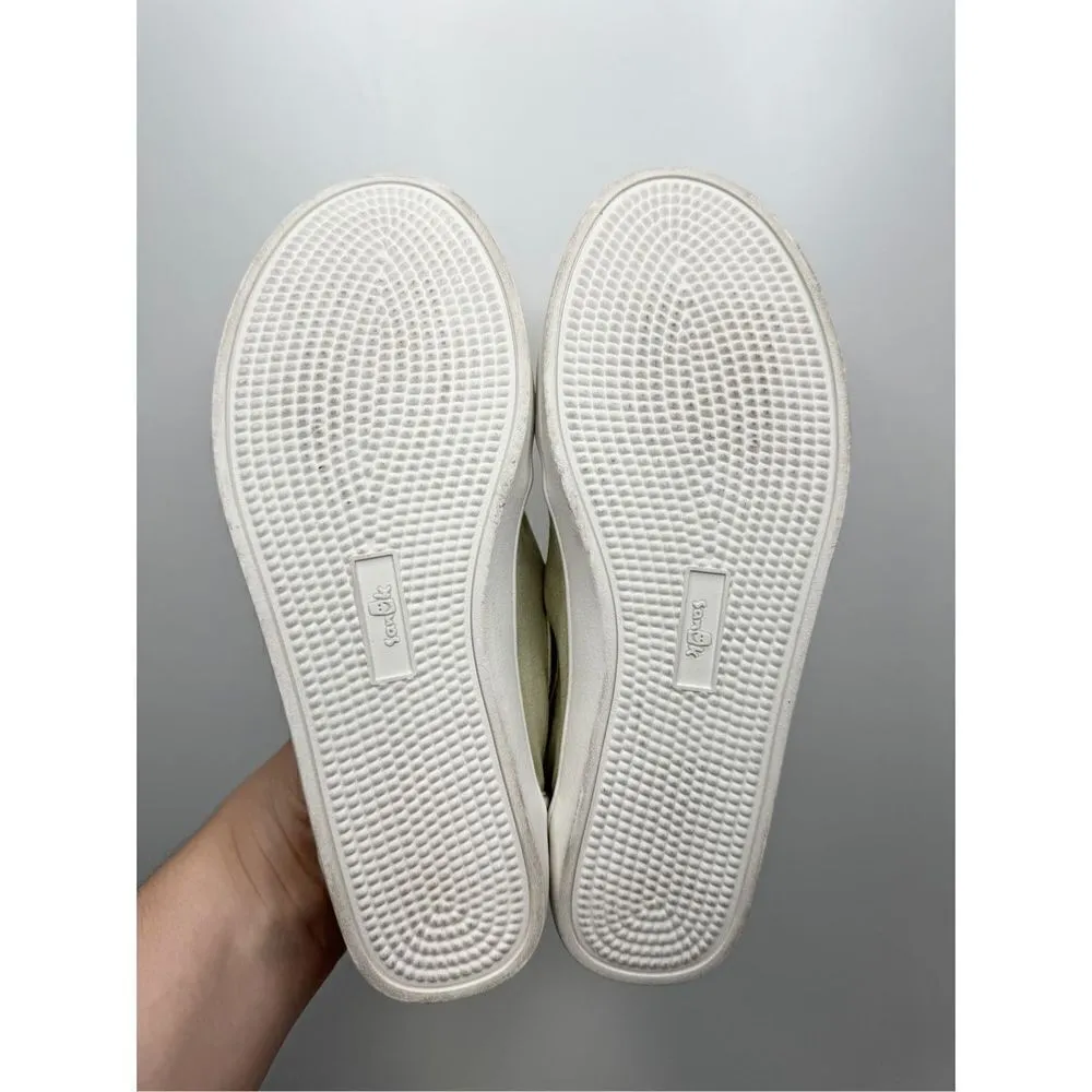 Sanuk Shoes Womens Size 6 Tan Vee K Shawn Sneakers Lace Up Canvas Booties - Image 10