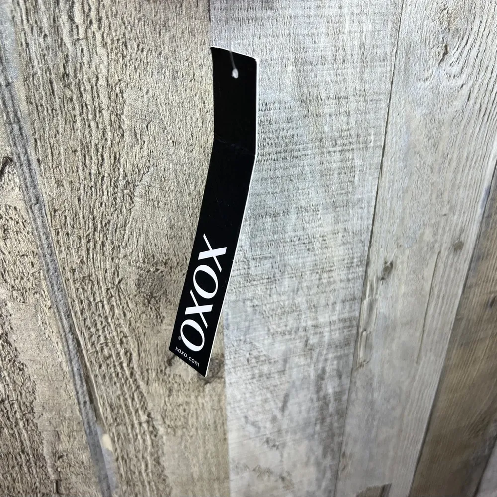 XOXO Size XL Long Sleeve Lined Jacket Padded Shoulders (Flaw Button Miss… - Image 7