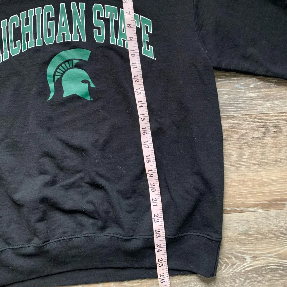 Champion Black Michigan State Crewneck Sweatshirt M - Image 6