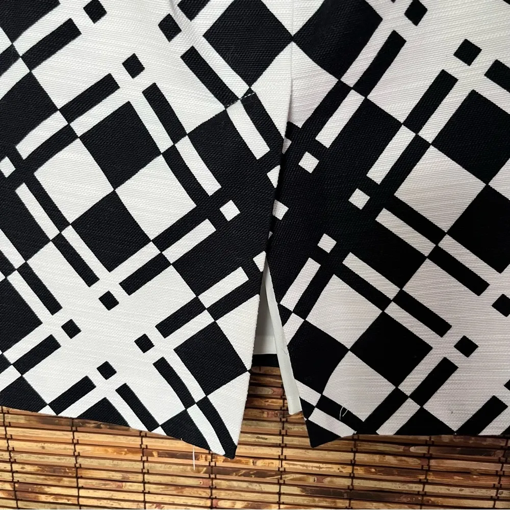 Talbots Monochrome Plaid Pencil Skirt - Image 8