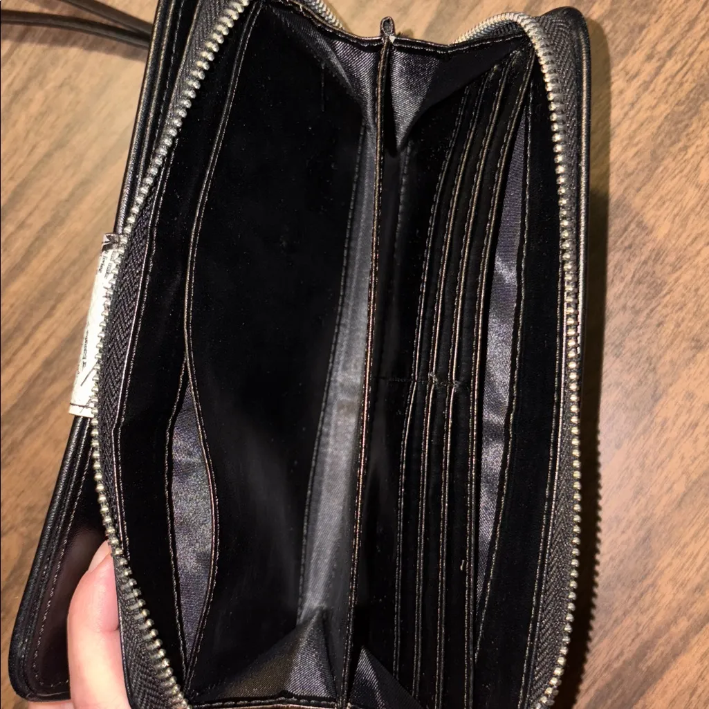 Disney Parks Mickey Minnie Mouse Crazy in Love Newspaper Wristlet - Image 4