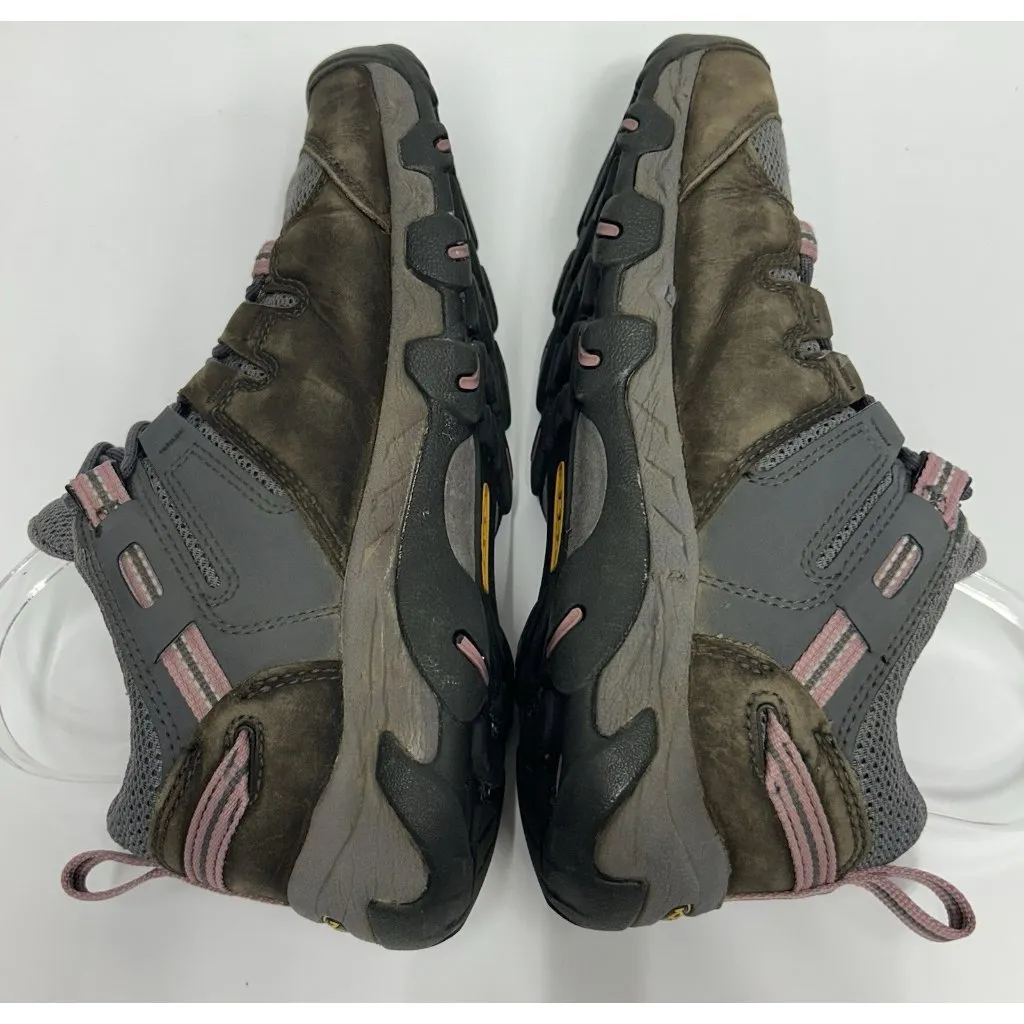 Keen Steen Vent Hiking Shoes Womens Size 10 Gray Leather Outdoor - Image 7