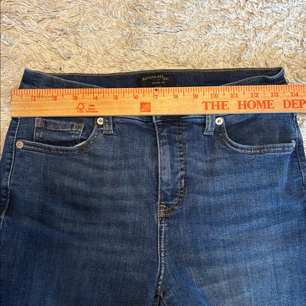 Banana Republic Women's High Rise Slim Jeans, Size 26 - Image 6