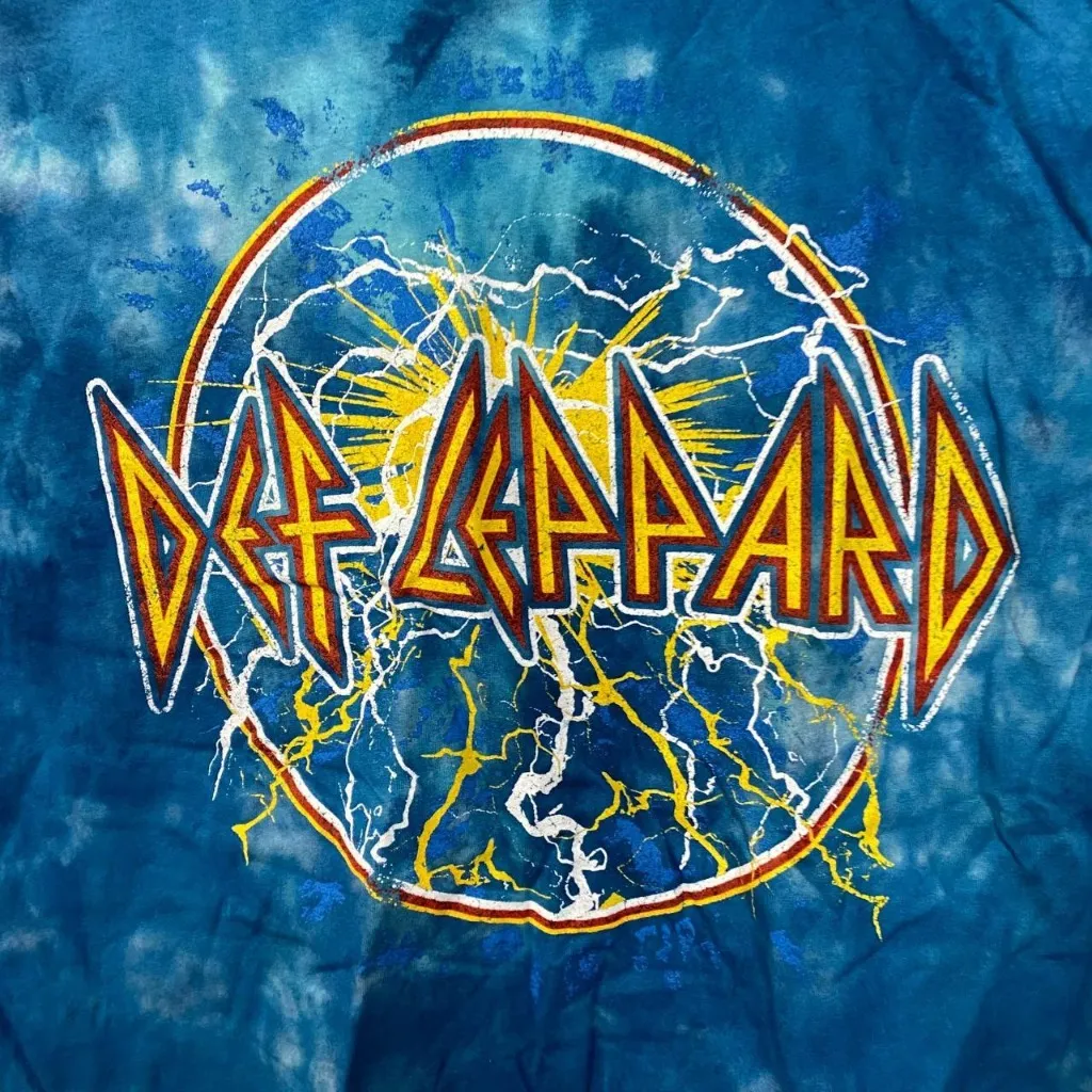 Def Leppard Adrenalize Album Art Glam Metal Band Crop Top S - Image 2