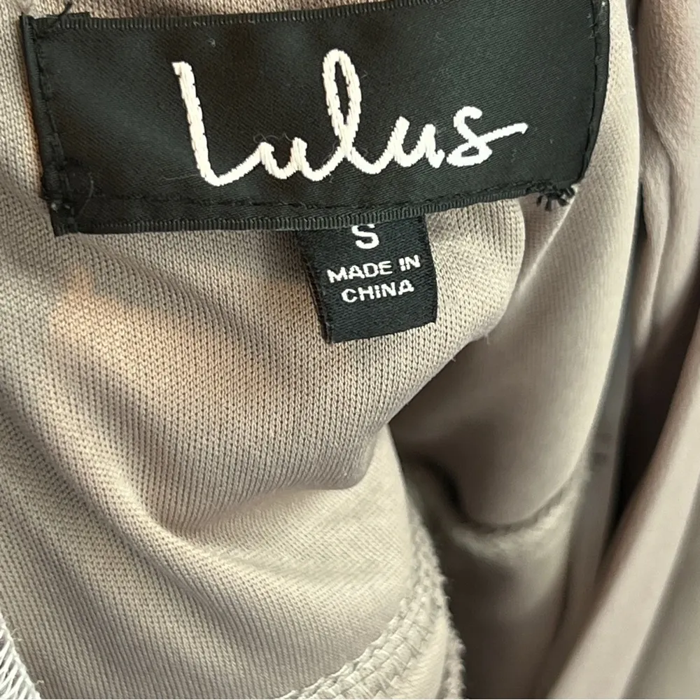 Lulu’s Small Air of Romance Taupe Maxi Flowing Dress - Image 8