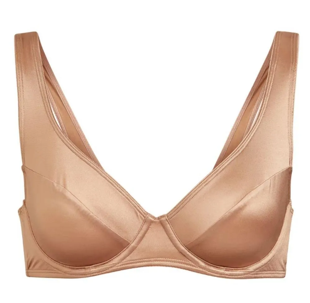 Stretch Satin Bra - Image 2