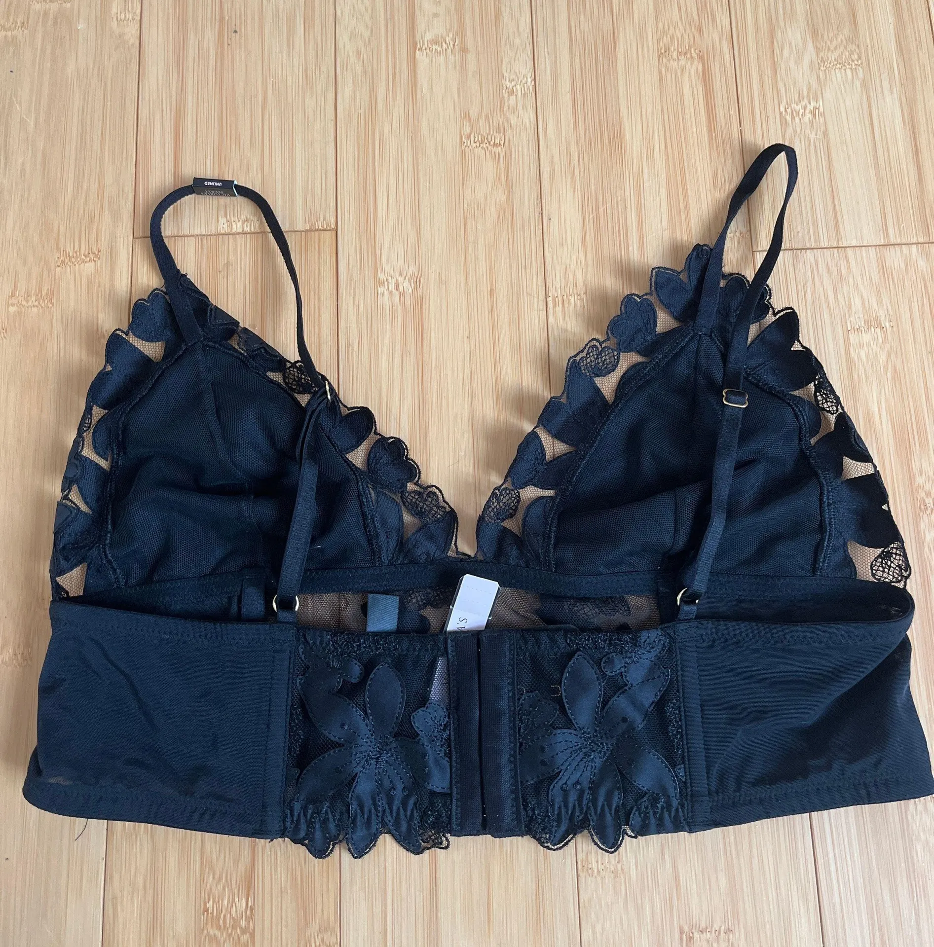 Black Lace Bralette - Image 2