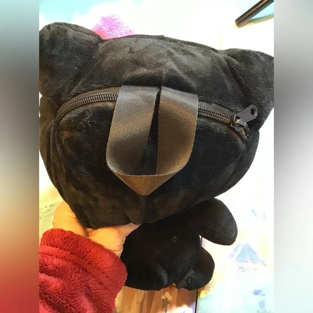 Hello kitty dolls kill x “killed with kindness” Skeleton plush backpack rare - Image 5