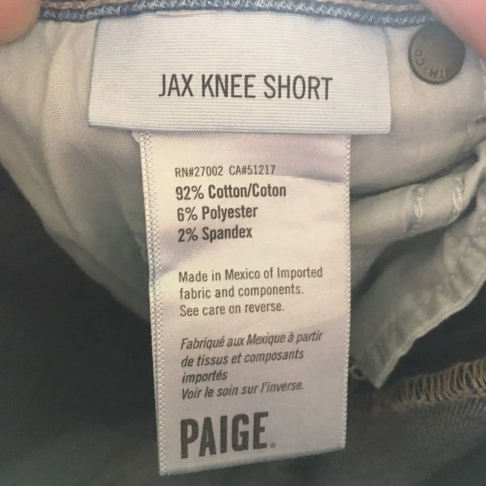 Paige Jax knee Bermuda denim size 25 shorts - Image 4