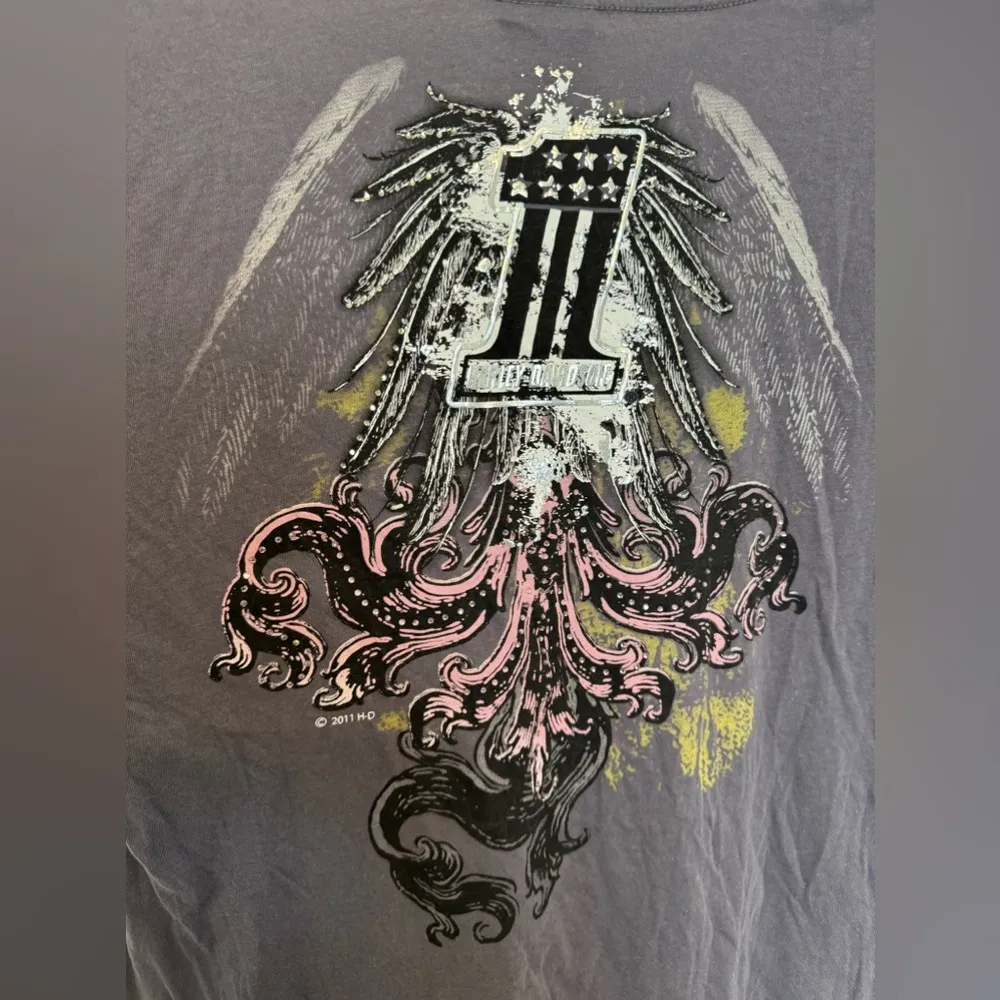 Harley-Davidson Short Sleeve Biker Tee Size X-Large - Image 3