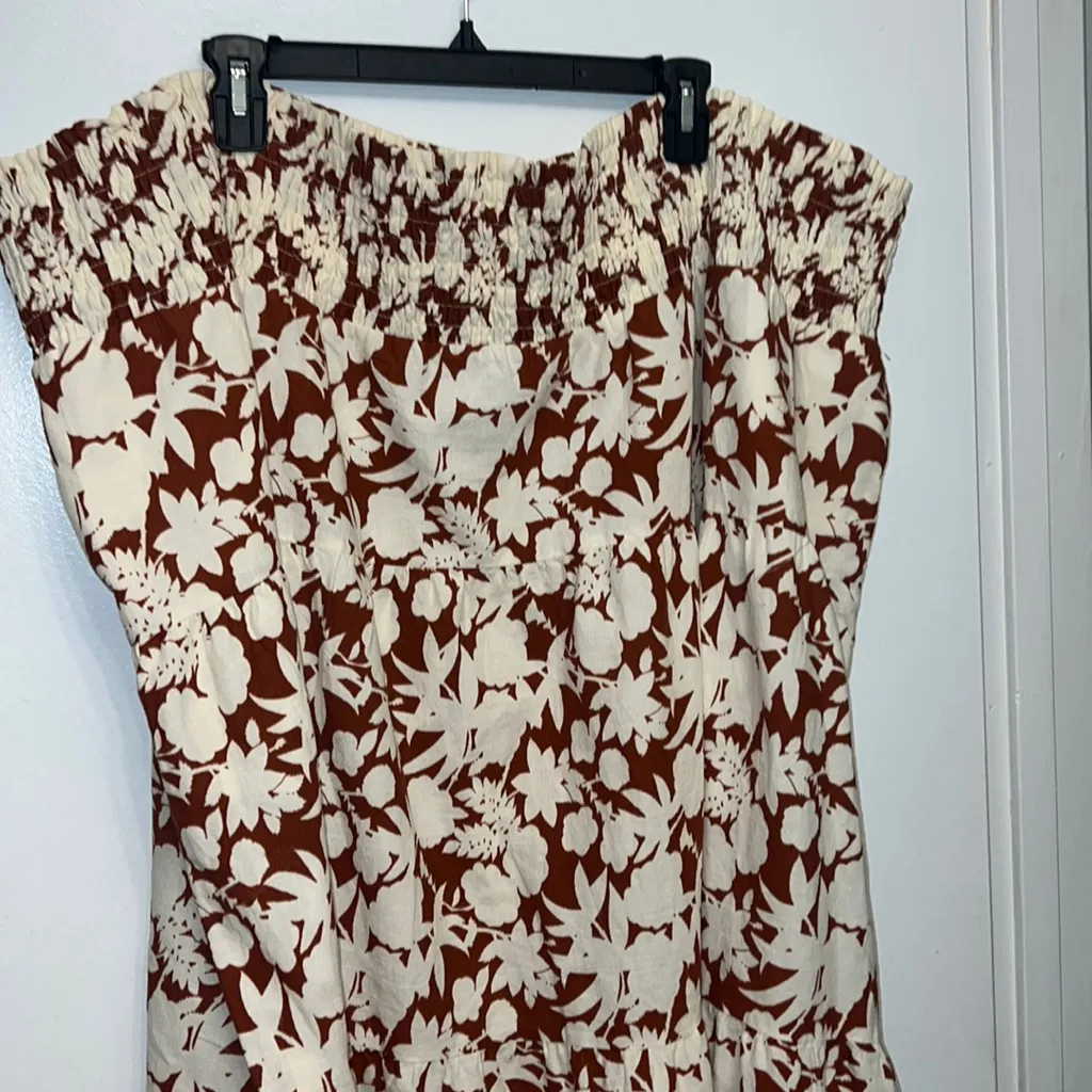 Universal Threads Skirt Cotton Cottagecore Printed Midi Skirt Size 4X - Image 4