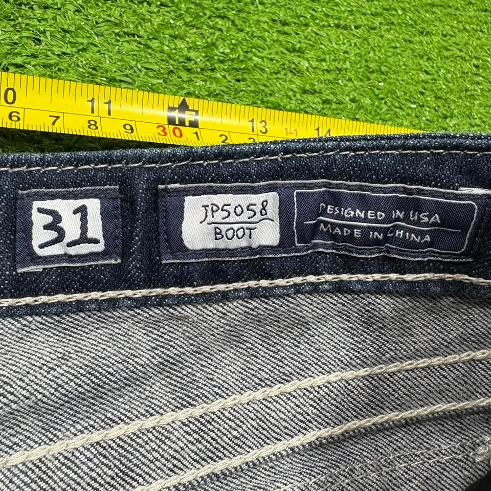 Miss Me Women's Size 31 Western Bootcut Dark Wash Denim Jeans Y2K Glam - Image 6