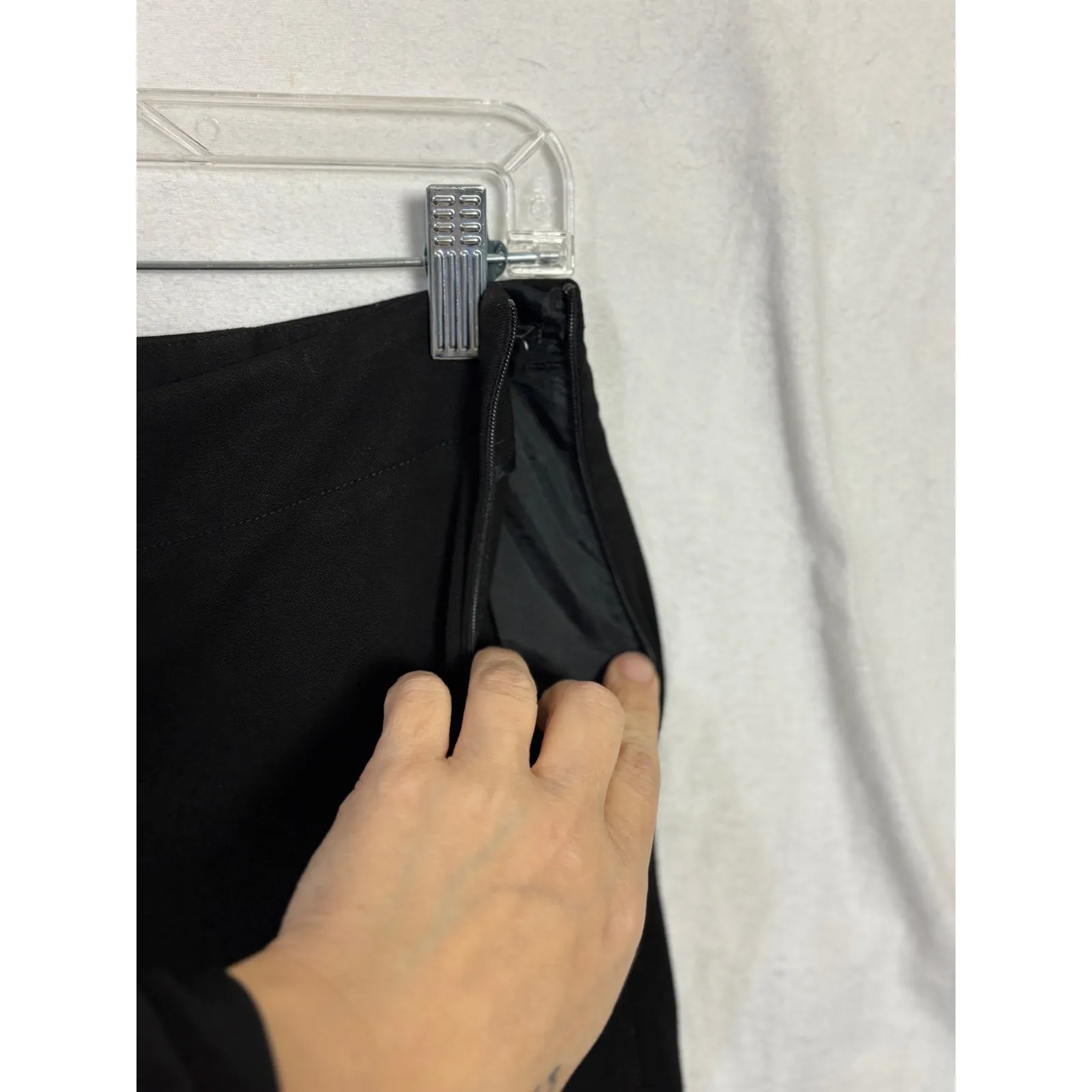 Talbots Petites Women Black Straight Leg Career Pants Trouser Sz 4P Tailored - Image 4