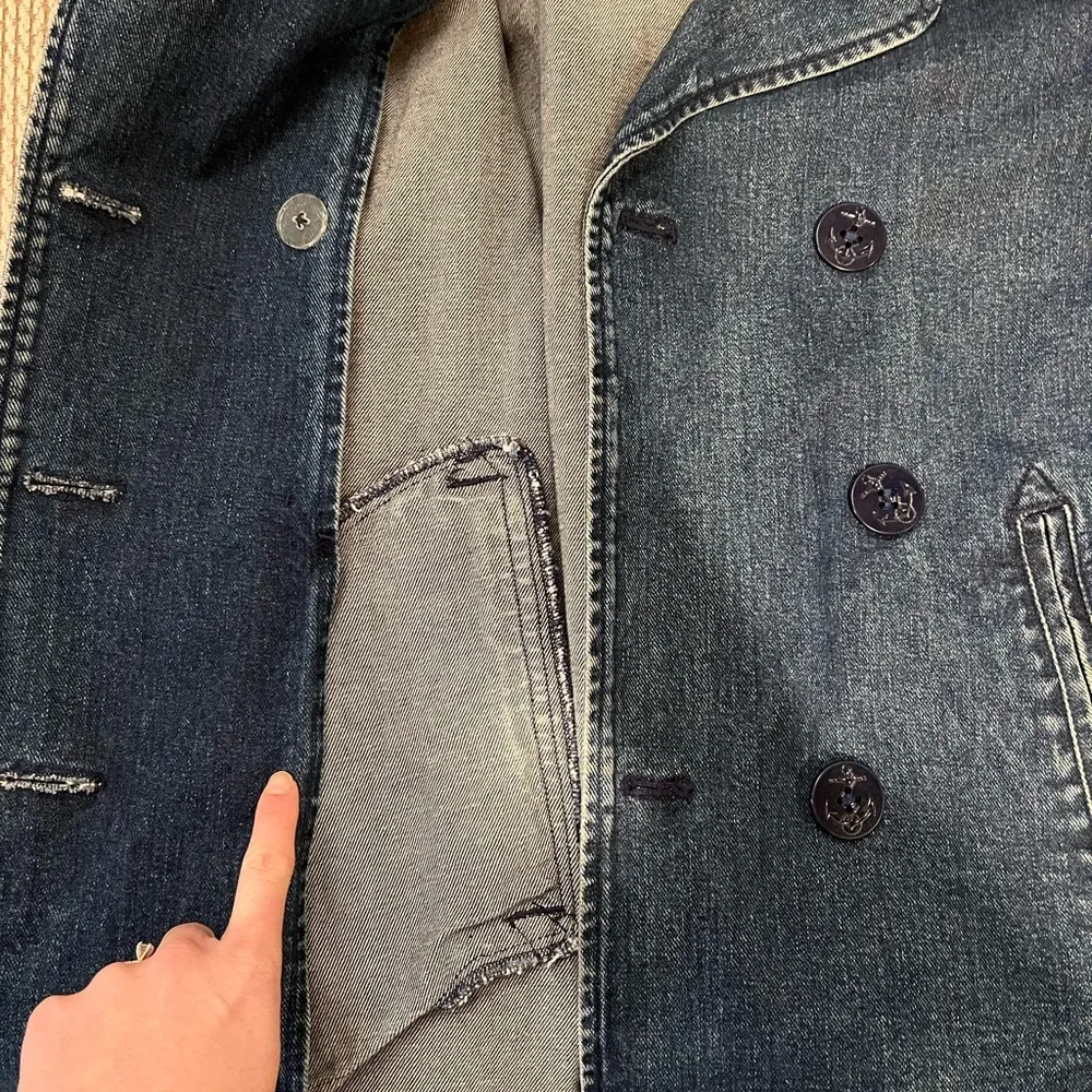 Vintage Lauren Ralph Lauren Denim Double Breasted fisherman core jacket - Image 14