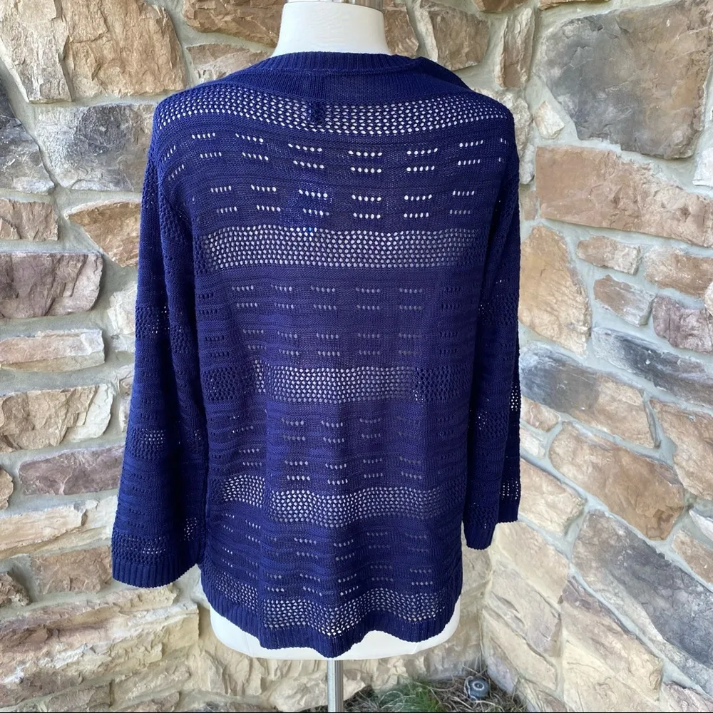 Jason Maxwell Pointelle Sweater - Image 7