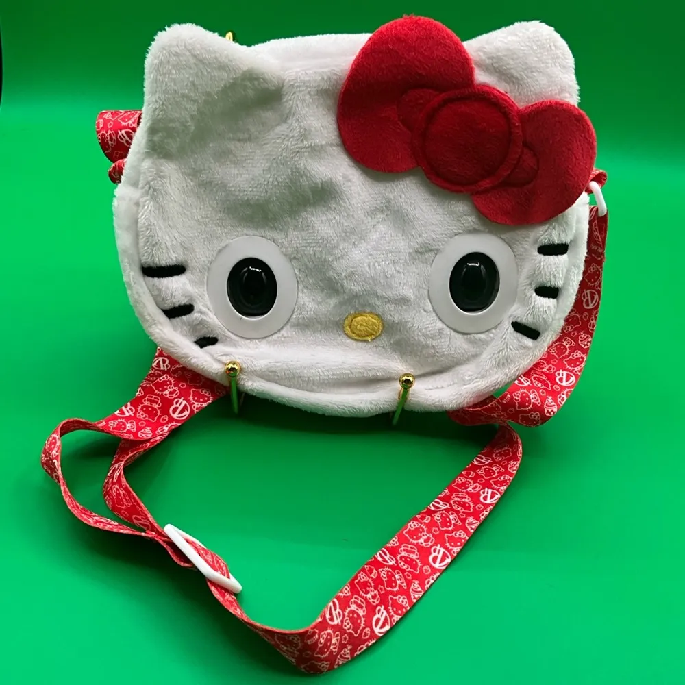 Sanrio Hello Kitty X Purse Pets 2022 Sanrio Interactive Pet Toy Handbag Works! Red - Image 6