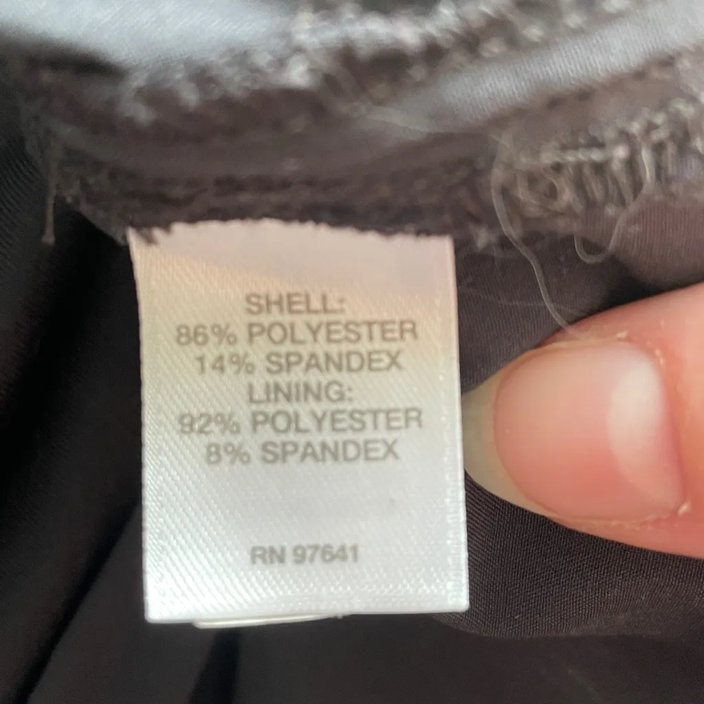 J Jill Womens Athletic Black Drawstring Skirt Size Medium Cream - Image 9