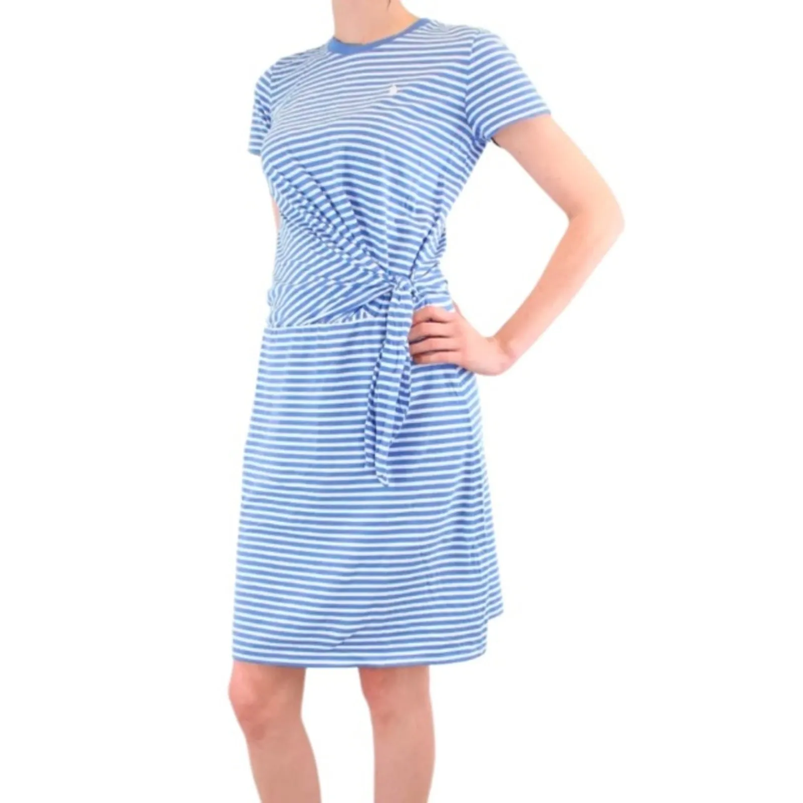 Polo Ralph Lauren Dress, Women's Regular Fit,Side Tie , Short Sleeve Size Large - Image 3