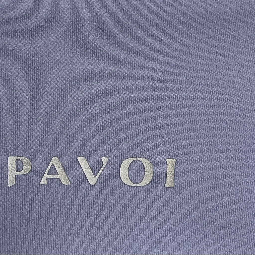 PAVOI Buttery Soft High Support Low Scoop Neck Sports Bra (Light Blue) - Image 6