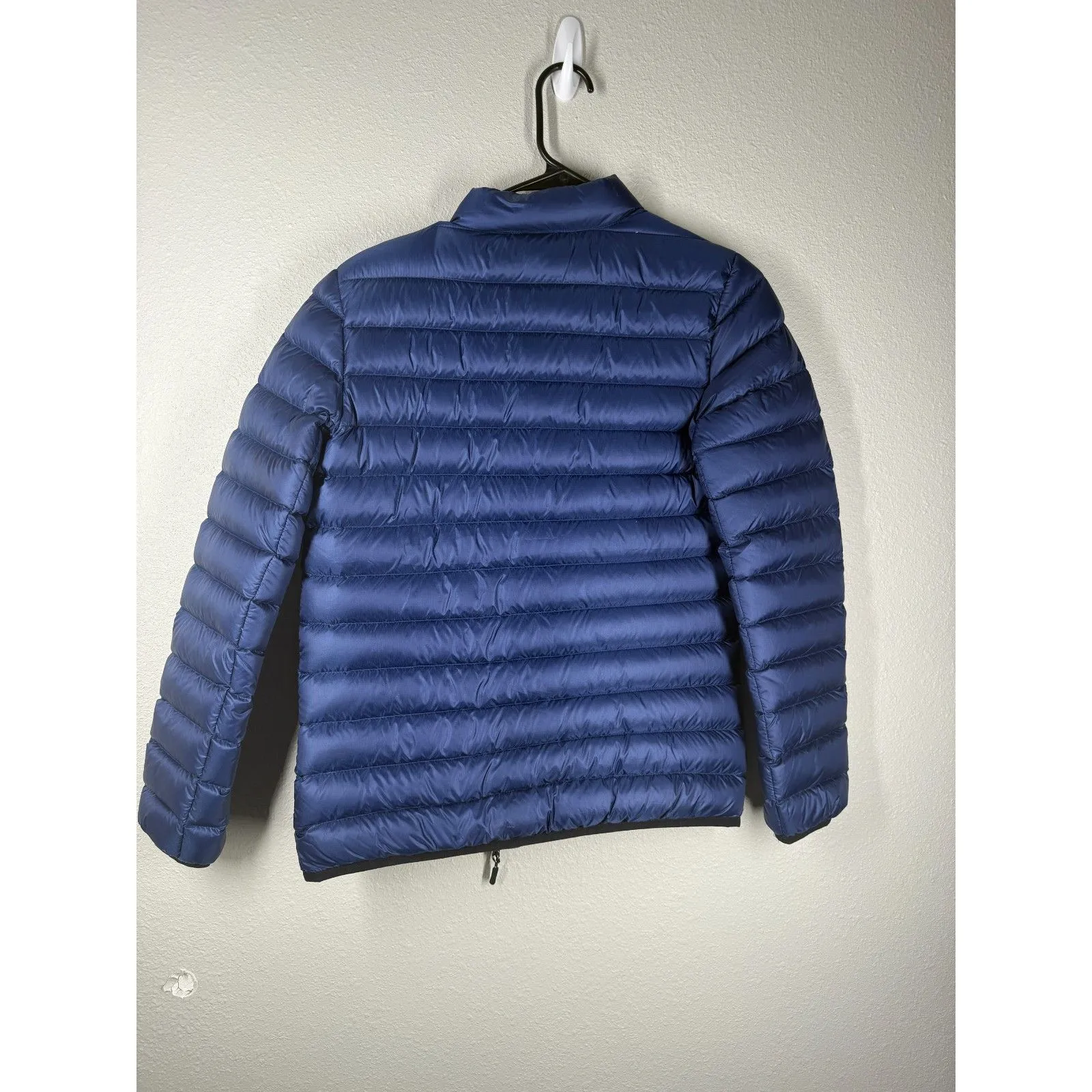 Roots Canada Womens Blue 700 Fill Down Puffer Coat Sz XS Warm Cozy Full Zip - Image 4