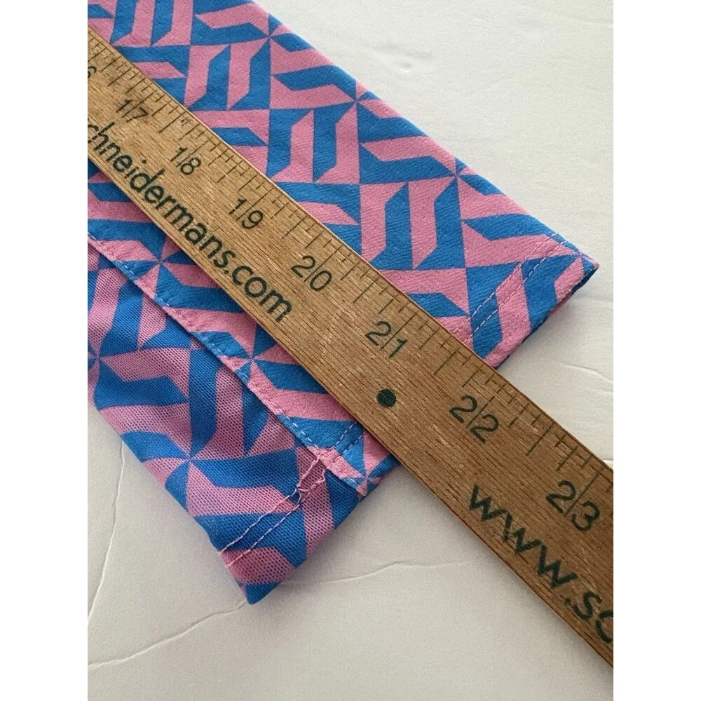 Sport Haley 1/4 Zip Shirt Size L Pink Blue Geometric Mesh Inset Pickleball Golf Size L - Image 10