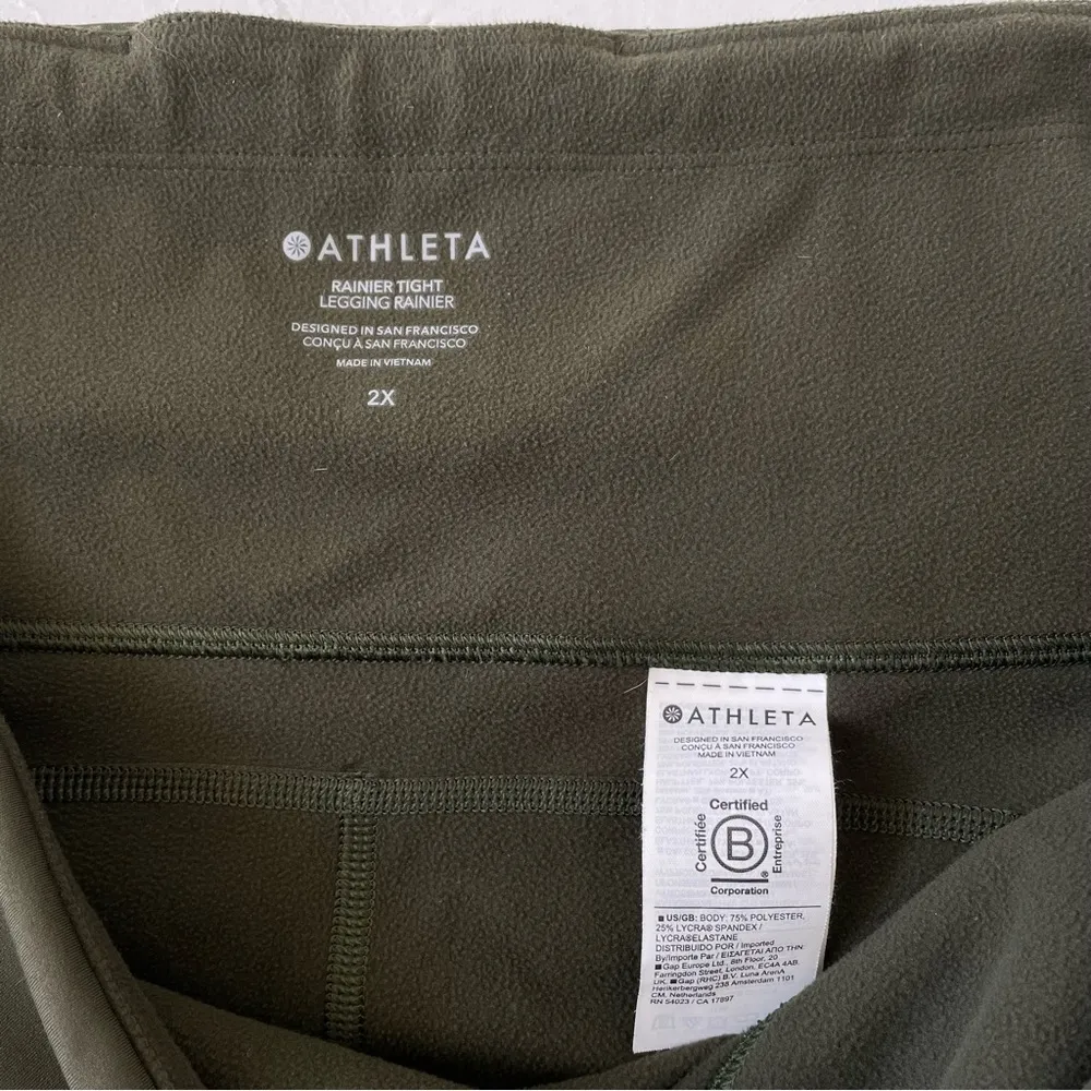 Athleta Rainier Tight Olive Green Size 2X - Image 6