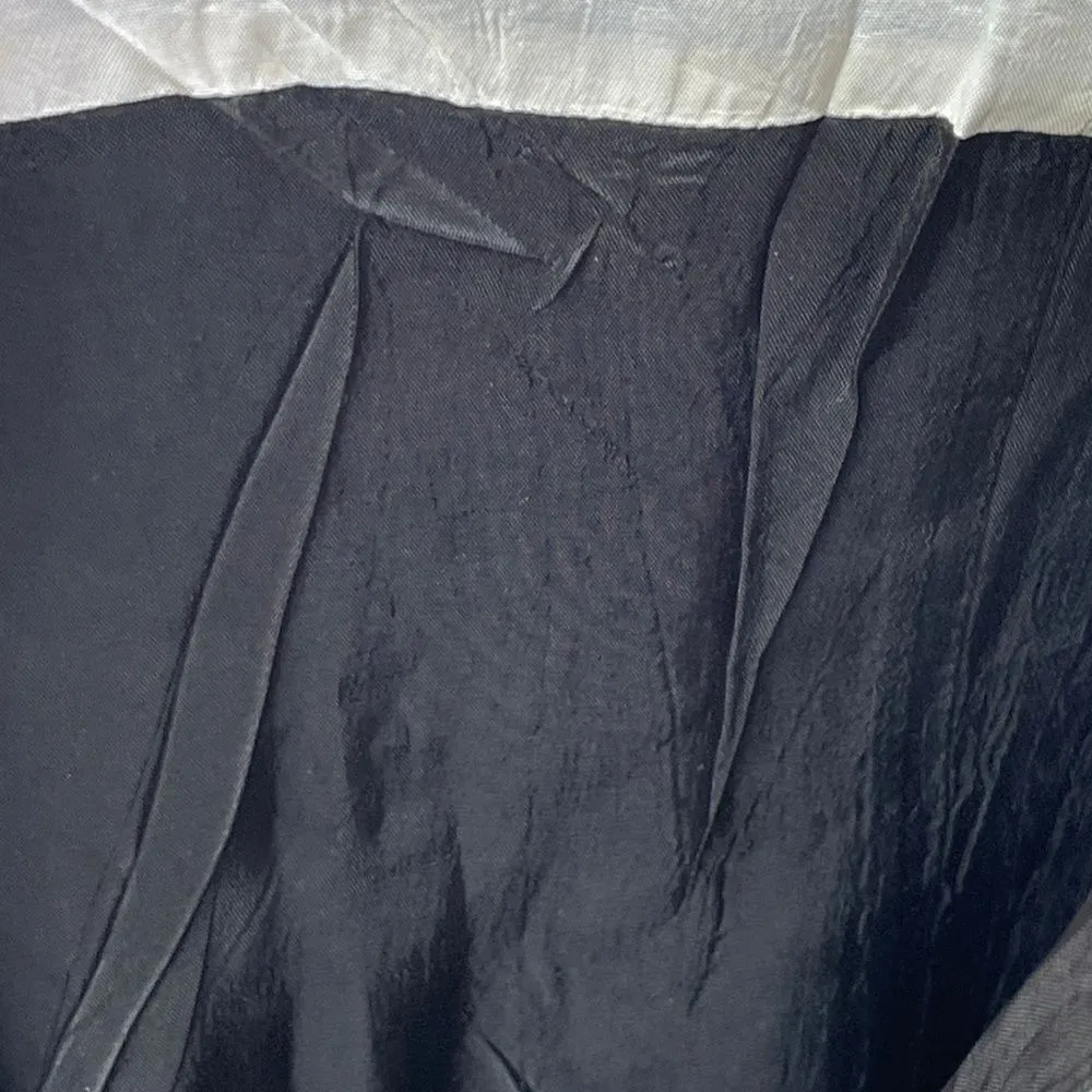 Tahari Petite black and white colorblock sleeveless zipper sheath dress size 4P - Image 13