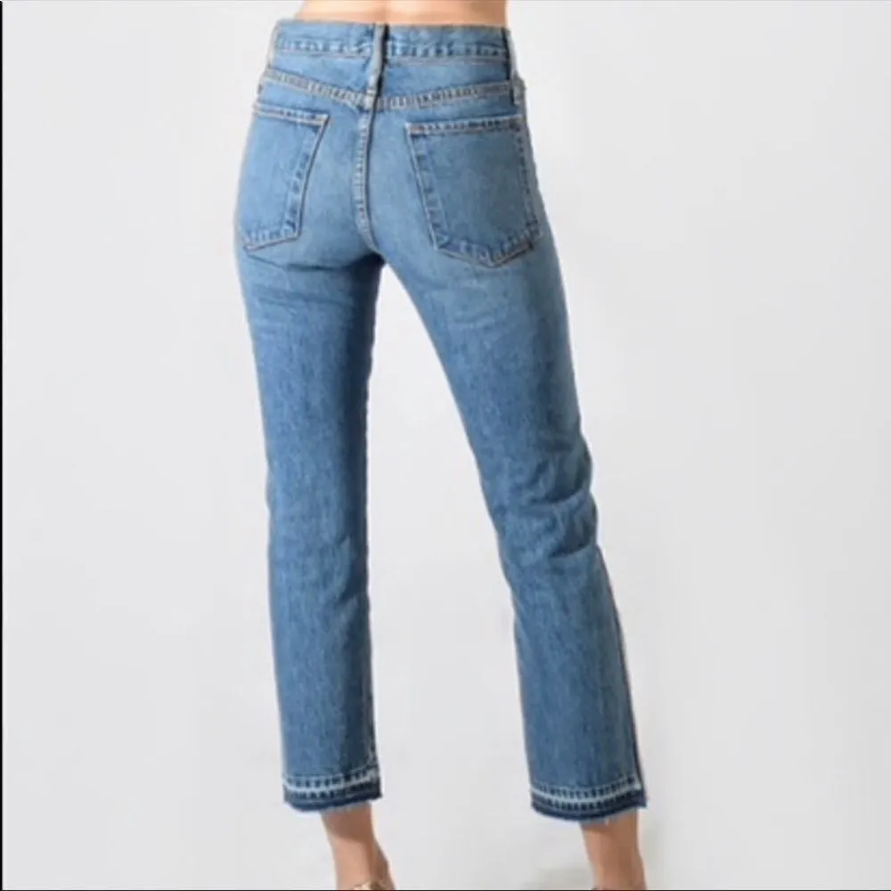 Calvin Rucker Rebel High Rise Selvege Jean 27 C21 Blue - Image 2