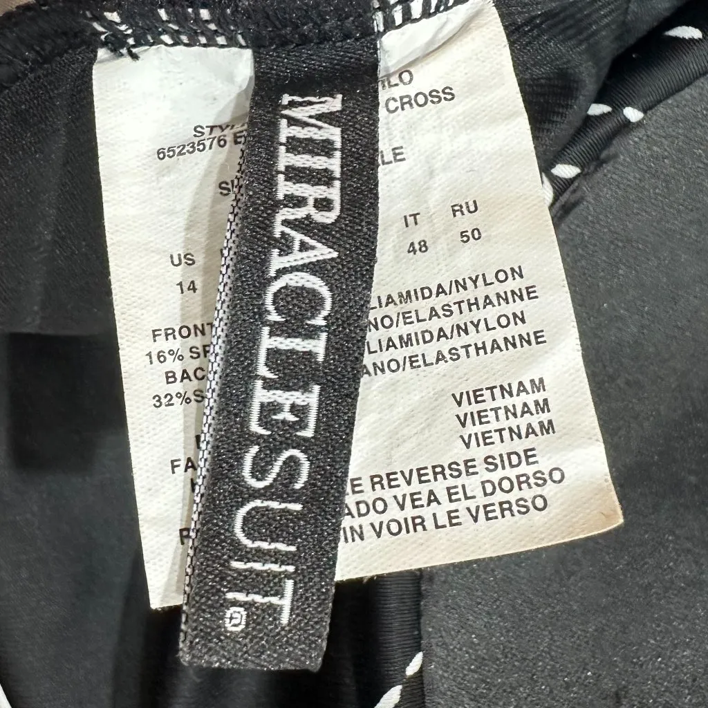 Miraclesuit Stitch Mix Escape Criss Cross One Piece Underwire Bathing Suit 14 - Image 6