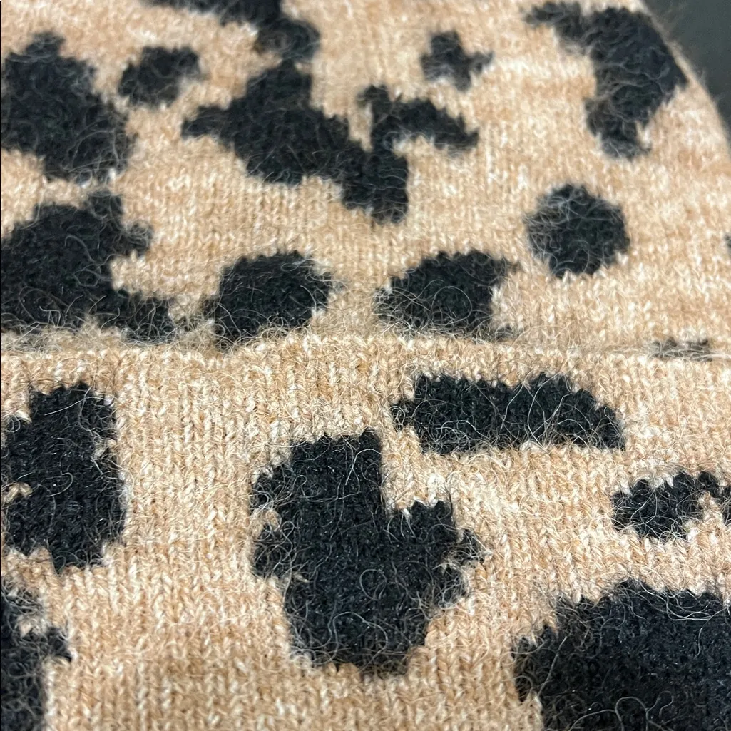 Vince Camuto | Leopard Print Beanie w/ Pom Pom - Image 3