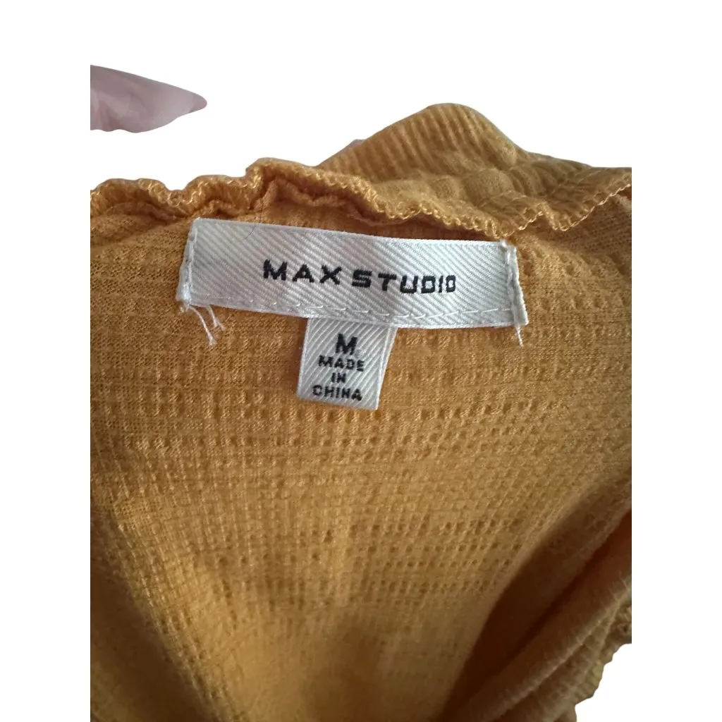 MAX STUDIO Marigold Swing Tiered Dress Size Medium - Image 6